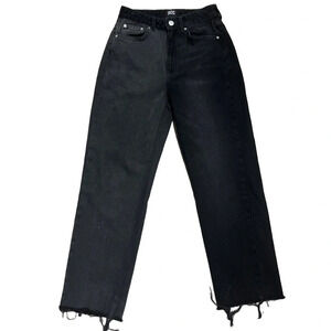 BDG Urban Outfitters Color Block Black Jeans. Raw Hem. Size 26